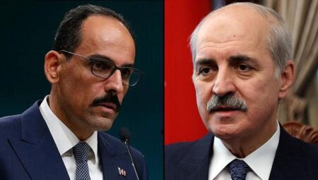Numan Kurtulmuş ile İbrahim Kalın ortasındaki görüşme başladı