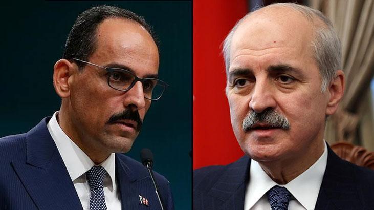 Numan Kurtulmuş ile İbrahim Kalın ortasındaki görüşme başladı