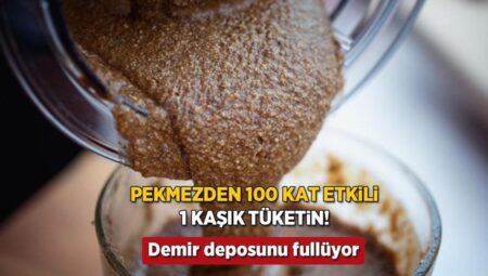 Pekmezden 100 kat tesirli besin! Kahvaltıda 1 kaşık tüketin, demir depolarını fullüyor