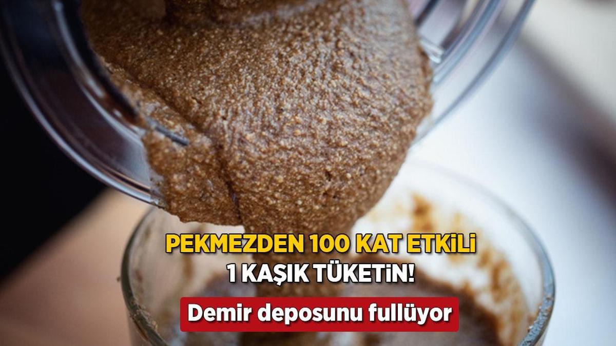 Pekmezden 100 kat tesirli besin! Kahvaltıda 1 kaşık tüketin, demir depolarını fullüyor