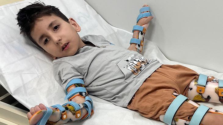 Sivrisinek ısırığı yatağa bağımlı hale getirmişti! 8 yaşındaki Mehmet Buyruk için umut
