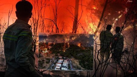 SON DAKİKA! İzmir’de kabus sürüyor! Alevler yerleşim yerine yaklaştı