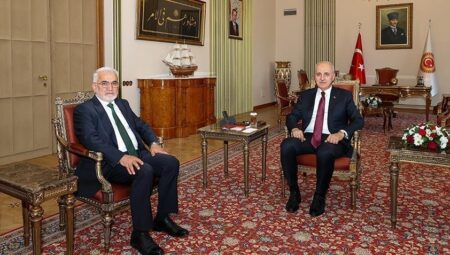 TBMM Başkanı Kurtulmuş HÜDA PAR Genel Lideri ve beraberindeki heyeti kabul etti