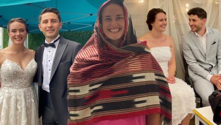 Trabzon’a Amerikalı gelin! Emily fındık topladı, horon oynadı