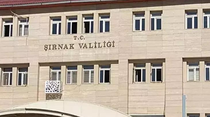 Valilik açıkladı! Şırnak’ta birtakım alanlar “özel güvenlik bölgesi” ilan edildi