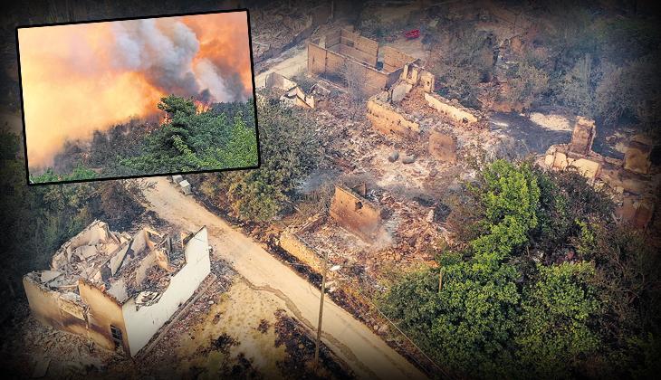 Yangınlarda yüzlerce hayvan yanarak öldü! Köyler boşaltıldı; 13 konut kül oldu