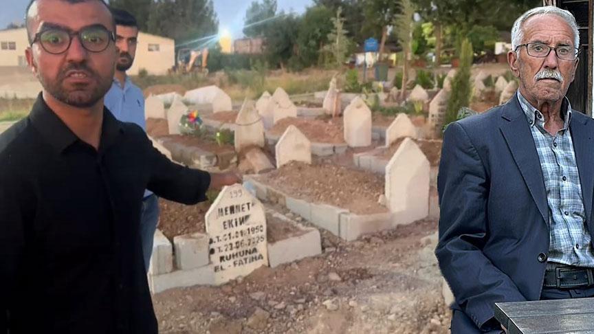 Yer: Batman! Aile ziyarete gitti, şaştı kaldı: Mezar öbür yerdeydi